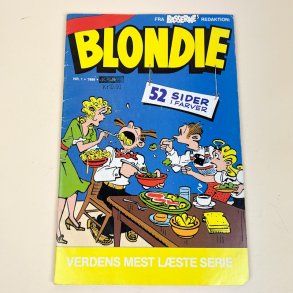 Blondie nr. 1 retro tegneserie