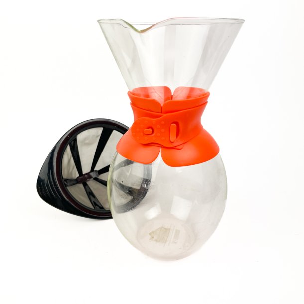 Orange Bodum kaffebrygger