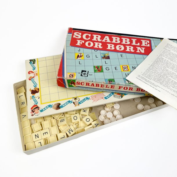 60�er Scrabble for b�rn