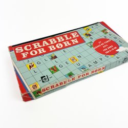 60�er Scrabble for b�rn