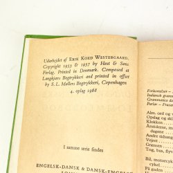 Italiensk-dansk vintage lommeordbog