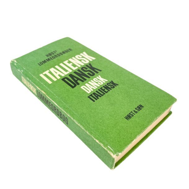 Italiensk-dansk vintage lommeordbog