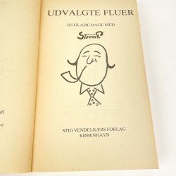 Storm P Udvalgte Fluer retro bog