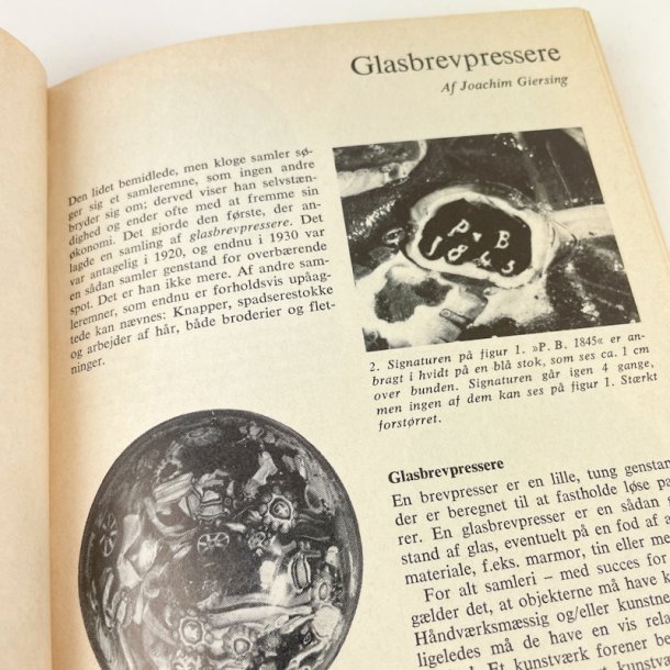 Vintage samlerh�ndbog gamle ting