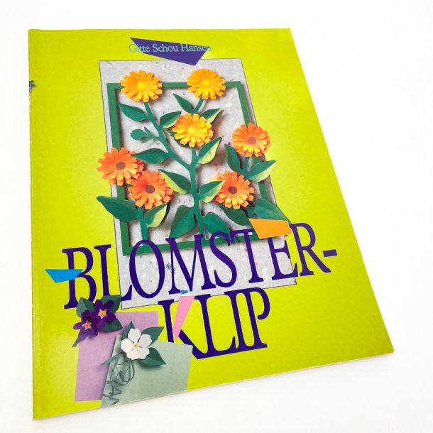 Vintage bog Blomsterklip