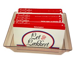 Retro Let &amp; L�kkert opskriftskort