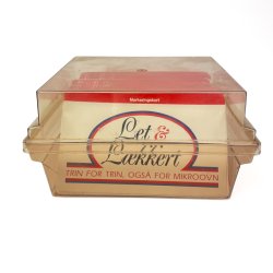 Retro Let &amp; L�kkert opskriftskort