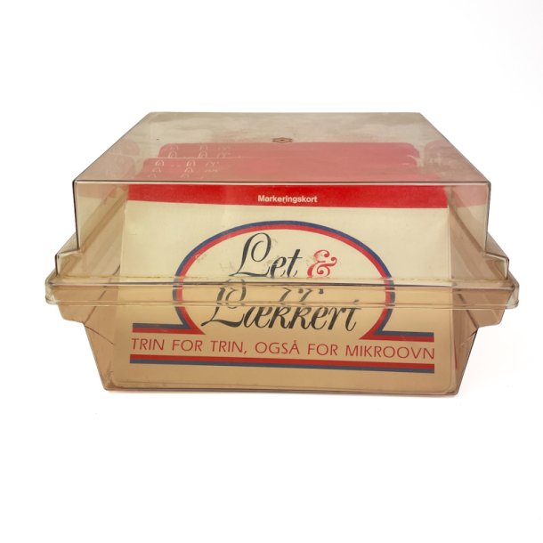 Retro Let &amp; L�kkert opskriftskort