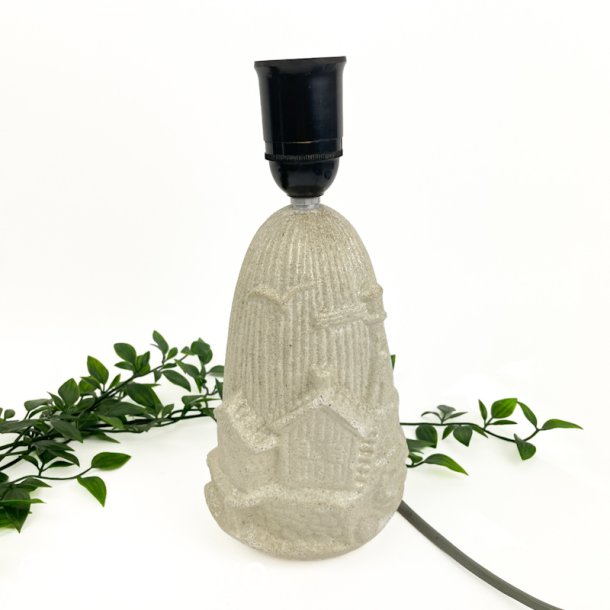 Skulpturel vintage bordlampe 