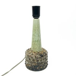 Dekorativ keramisk retro bordlampe