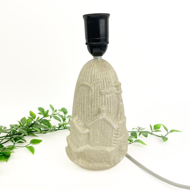 Skulpturel vintage bordlampe 