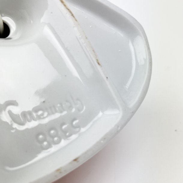 Vintage porcel�n bordlampe "k�restepar"