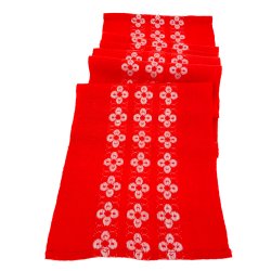 Roter Vintage Tischlufer