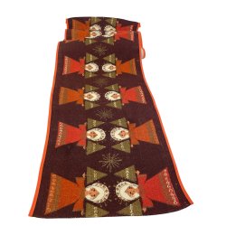 Brun retro julel�ber med engle 125 cm