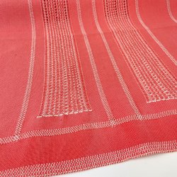 Roter Retro-Tischlufer - 120 cm