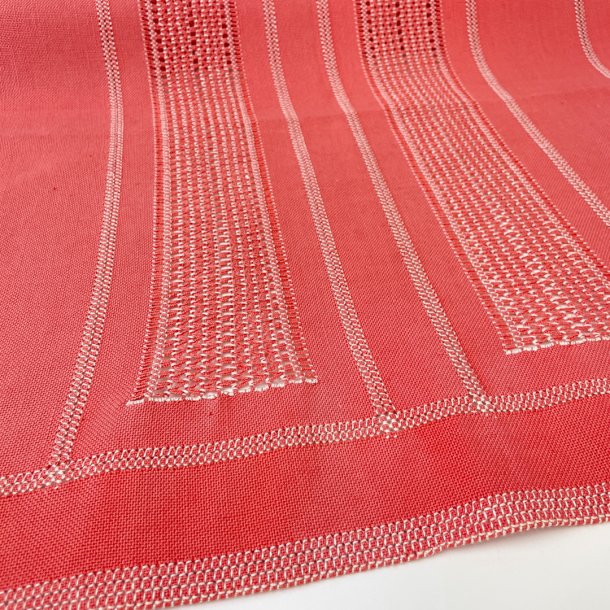 Roter Retro-Tischlufer - 120 cm