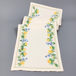 Vintage bordl�ber broderet erantis