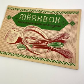 Broderibog M�rkbok � W. Wahlund � ca. 1950