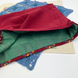 Tre vintage broderier til syprojekter