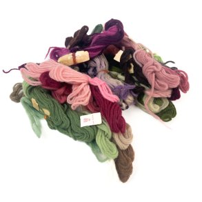 Vintage broderigarn uld