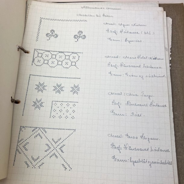 H�ndarbejdsl�res broderimappe 50�erne