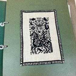 H�ndarbejdsl�res broderimappe 50�erne