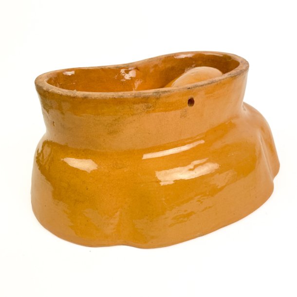 Okkergul vintage buddingform med l�ve