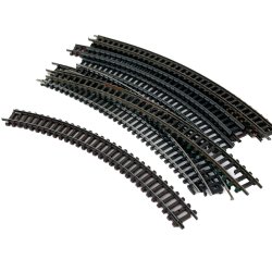 N-Spur gebogene Gleise  10 Stck
