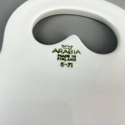 Vintage smrebrt i porceln  Melooni, Arabia Finland 