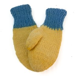 Vintage strikkede luffer til b�rn