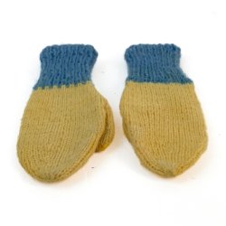 Vintage strikkede luffer til b�rn