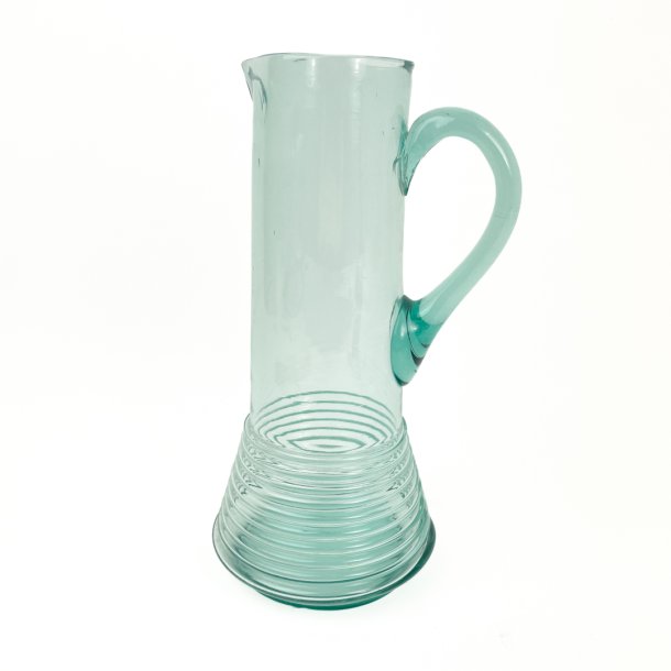 Grn vintage glaskande
