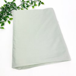 Klassisches mintgrnes Retro-Spannbettlaken.  