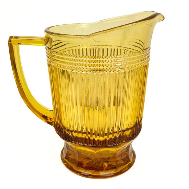 Ravgul vintage glaskande