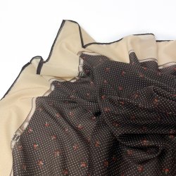 Brunt vintage silket�rkl�de 