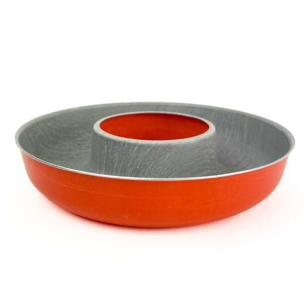 Orange retro randform i aluminium