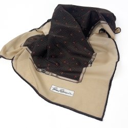 Brunt vintage silket�rkl�de 