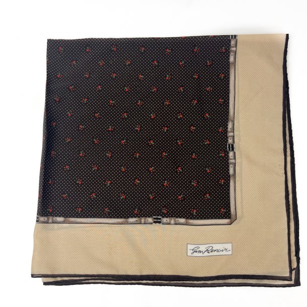 Brunt vintage silket�rkl�de 