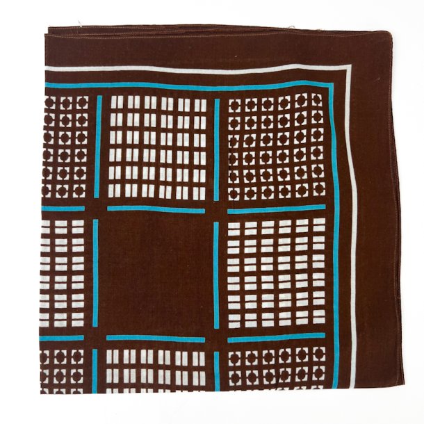 Grafisk vintage t�rkl�de i brunt