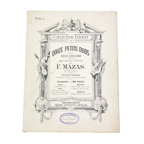 Antikt nodeh�fte F. Mazas