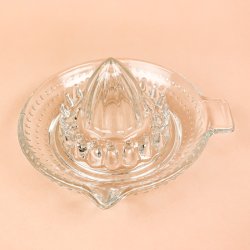 Klar retro citronpresser glas