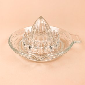 Klar retro citronpresser glas