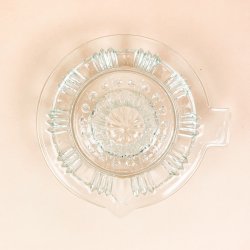 Klar retro citronpresser glas