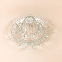Klar retro citronpresser glas