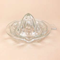 Klar retro citronpresser glas