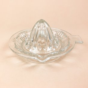 Klar retro citronpresser glas