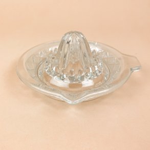 Klar retro citronpresser glas