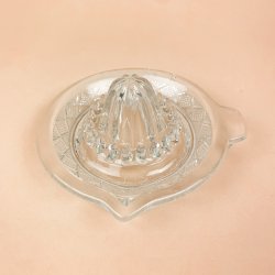 Klar retro citronpresser glas