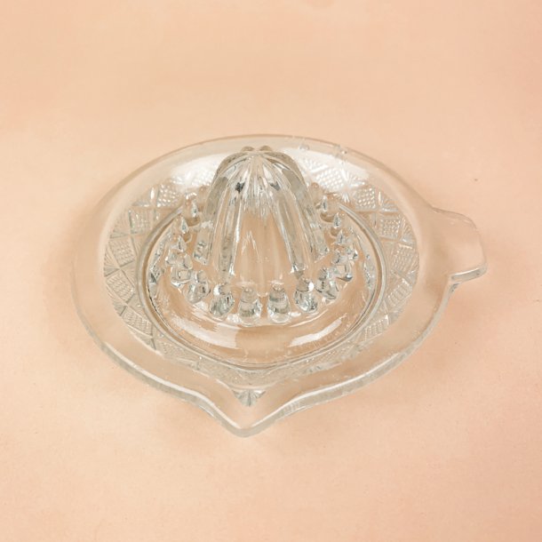 Klar retro citronpresser glas