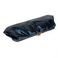  Sort vintage clutch l�der